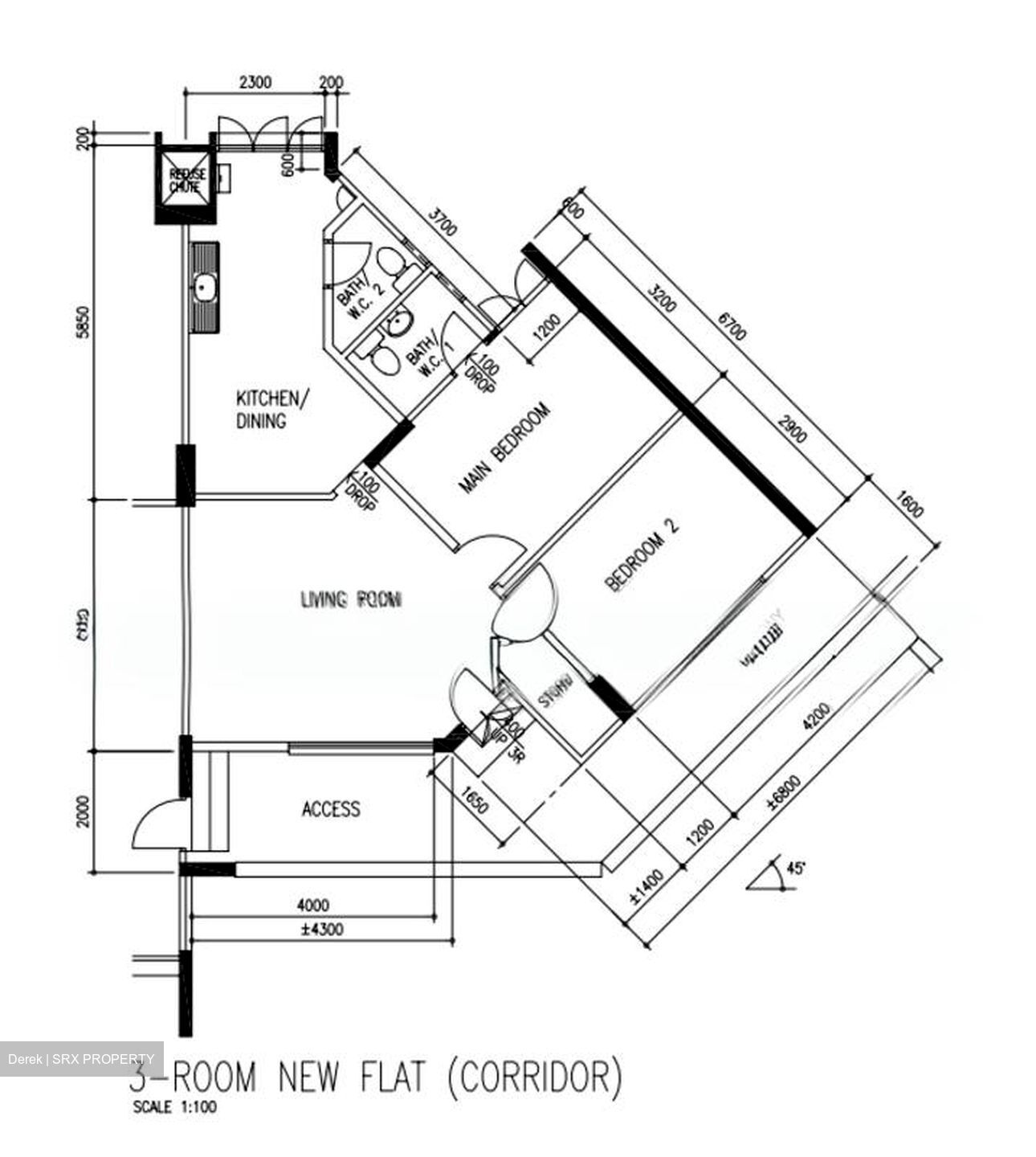 Blk 265 Bukit Batok East Avenue 4 (Bukit Batok), HDB 3 Rooms #540519631